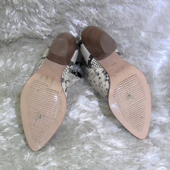 Snakeprint White Python Alberto Zago Ankle Booties - Picture 11 of 13